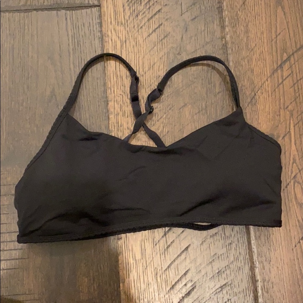 lululemon black sports bra size 8